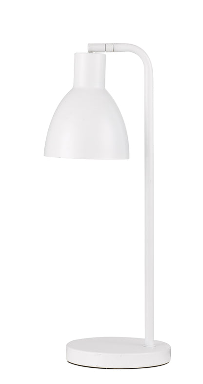 TFS TABLE LAMP 25wE27max H:450 D:150 WHITE/WHITE Cab:1.5m