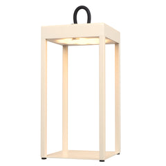 Lumomark TFS RECHARGEABLE TL 3wLED L:130 W:130 H:300 IP54 USB1M 2X2000mah 3000K BEIGE