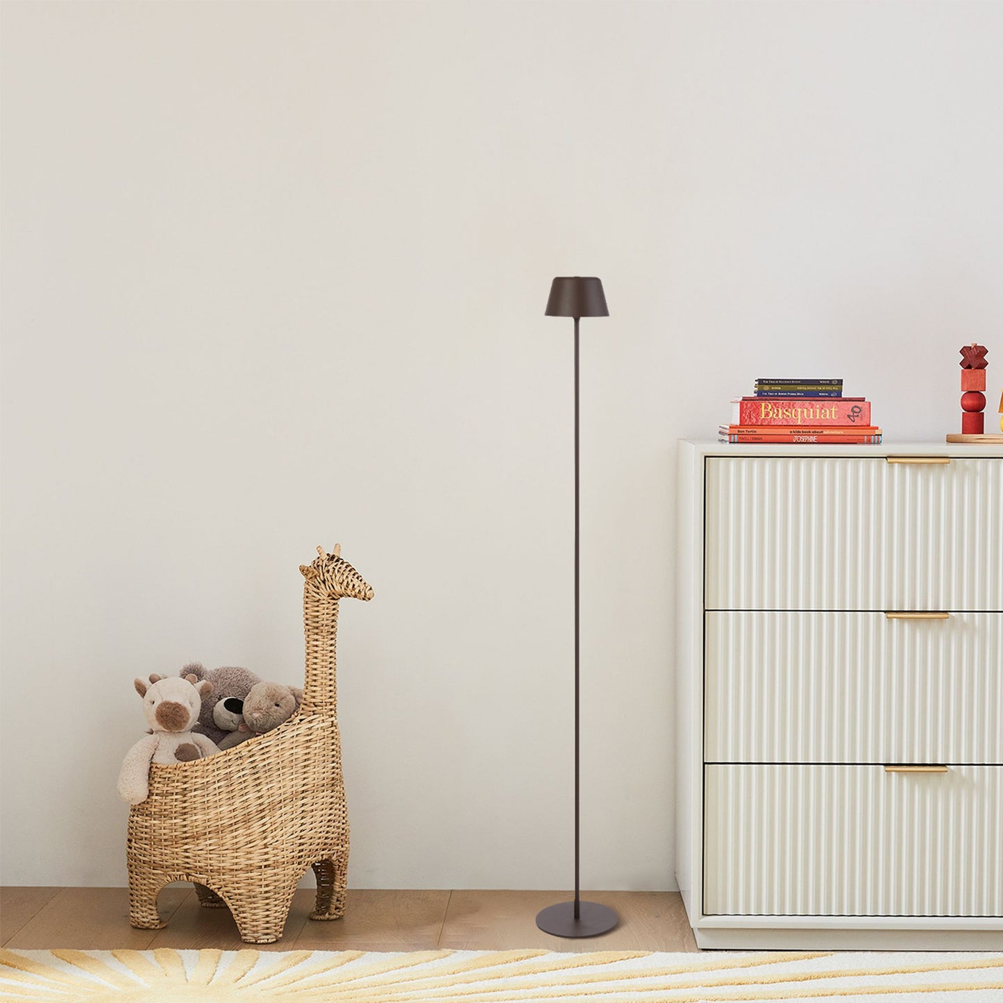 TFS RECHARGEABLE FL 3wLED TOUCH SWITCH IP54 3CCT 300LM 2X2000mah BROWN SAND