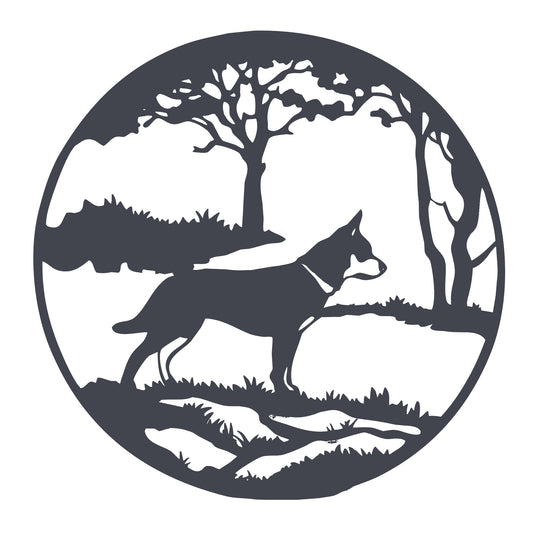 Black Dog Metal Wall Décor