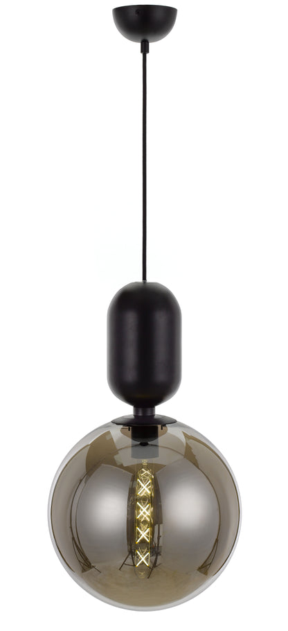 TFS 30 PENDANT 25wE27max D:300 H:500 cab2.0 BLACK/SMOKE