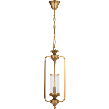 Ancona TFS 1LT PENDANT 25wE14max D210 H540 chain 2m COPPER / CLEAR GLASS