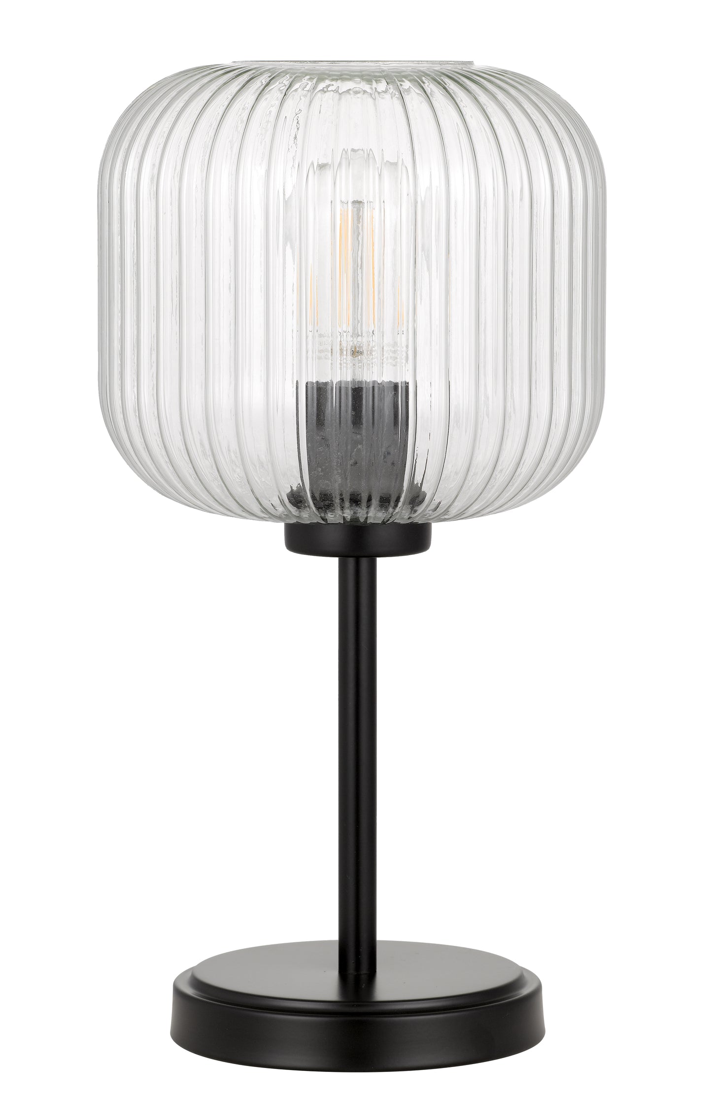 TFS TABLE LAMP 25wE27max D:205 H:390 BLACK/CLEAR