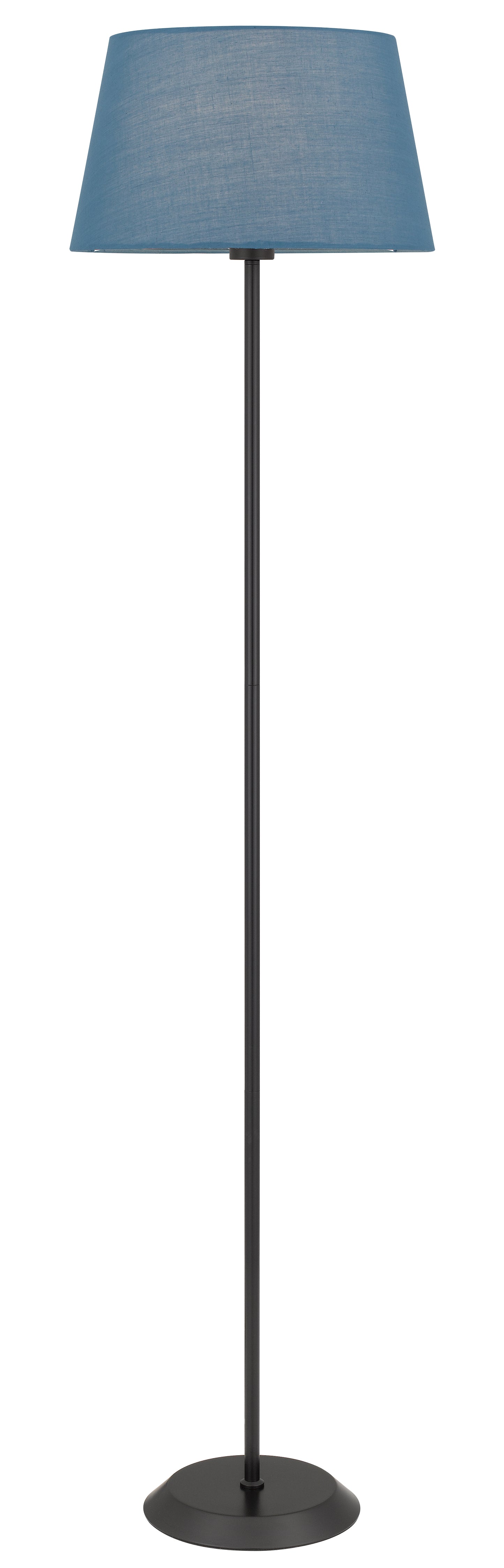 TFS FLOOR LAMP 25wE27max H:1480 D:360 BLACK/BLUE Foot Switch