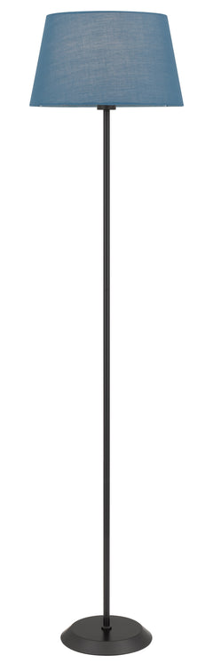 TFS FLOOR LAMP 25wE27max H:1480 D:360 BLACK/BLUE Foot Switch