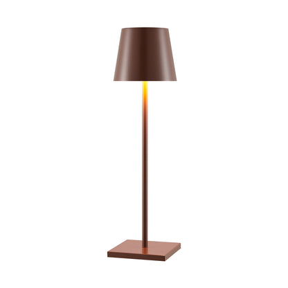 TFS RECHARGEABLE TABLE LAMP 3wLED D108 H380 IP54 1.5M 3000 K 300LM 2X2000mah BROWN SATIN