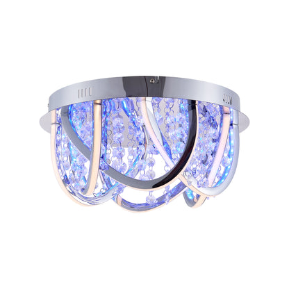 TFS CTC 24wLED 4000K D380 H185 DIM+RGB BY RMTE 1040LM CHROME/CRYSTAL