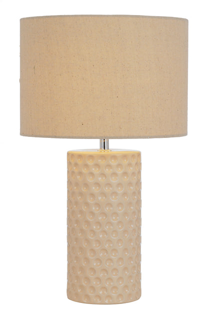 TFS CERAMIC TABLE LAMP 25wE27max H:470 D:280 CREAM