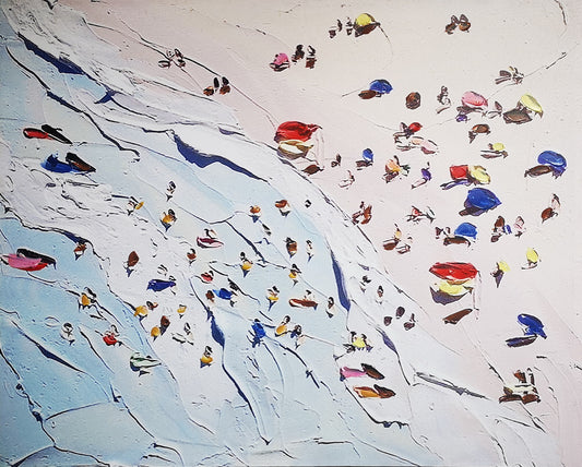 Beach Hand Painting Picture