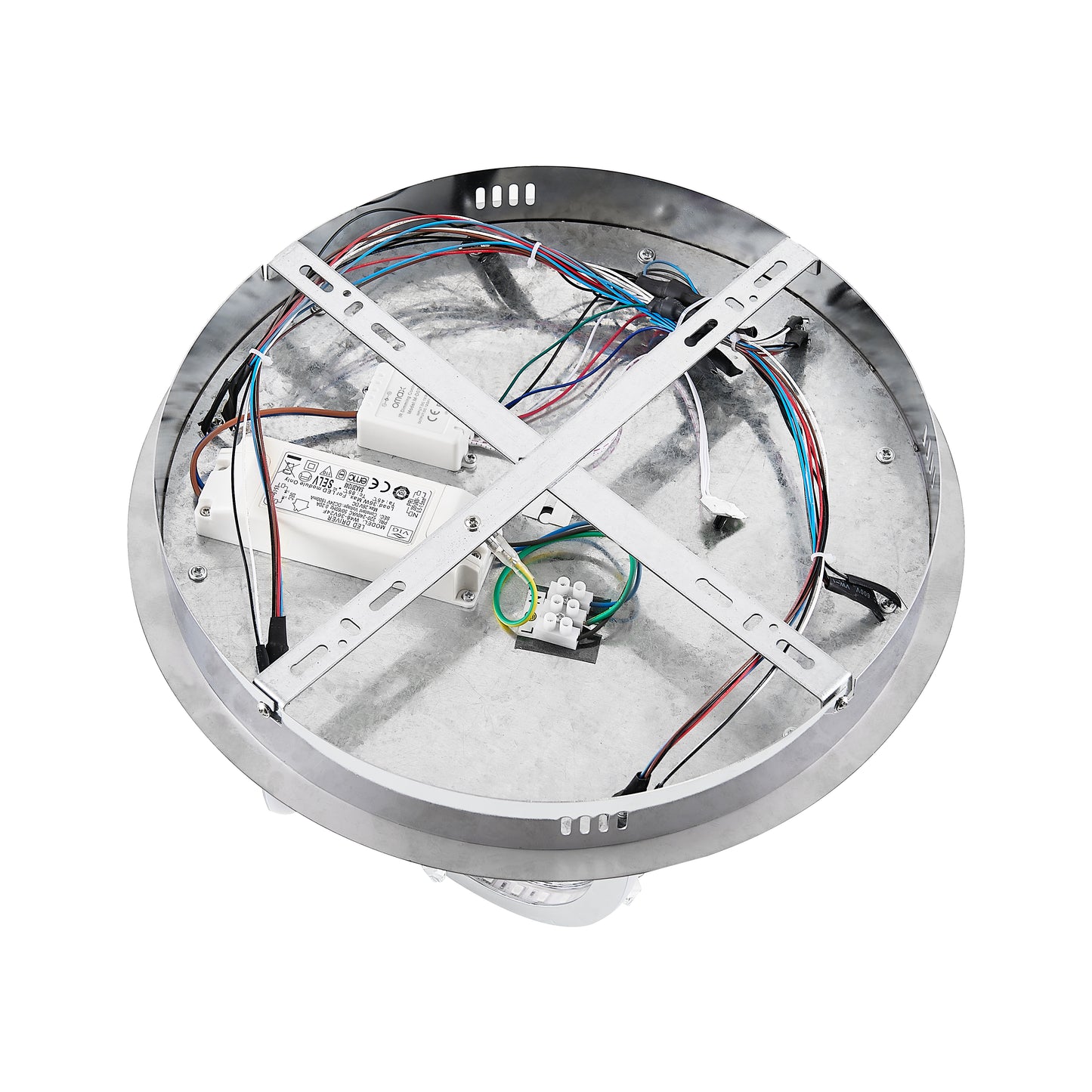 TFS CTC 24wLED 4000K D380 H185 DIM+RGB BY RMTE 1040LM CHROME/CRYSTAL