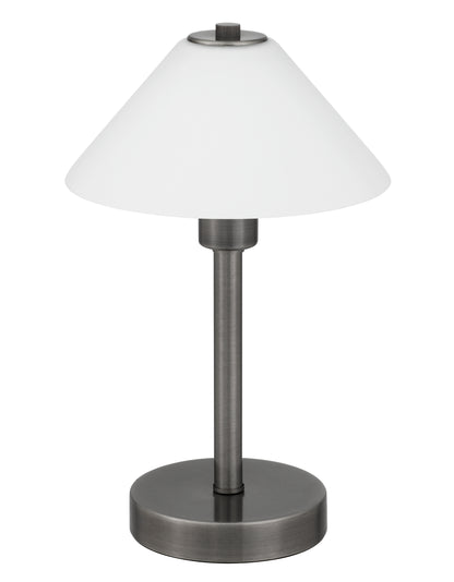 TFS TABLE LAMP 40wE27 max H:380 D:150 GUN METAL