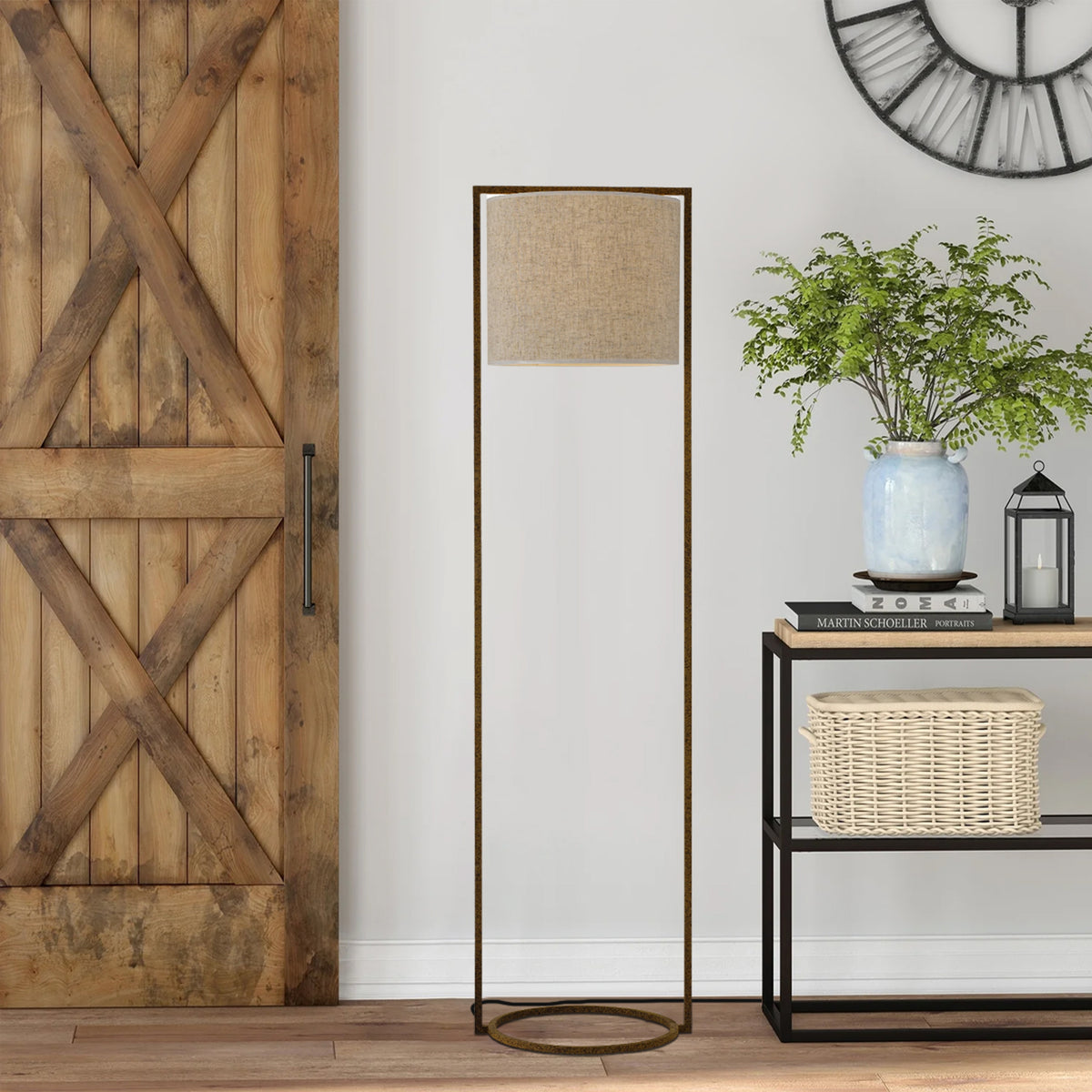 Evora TFS FLOOR LAMP 25wE27max D:400 H:1550 RUSTY/SAND