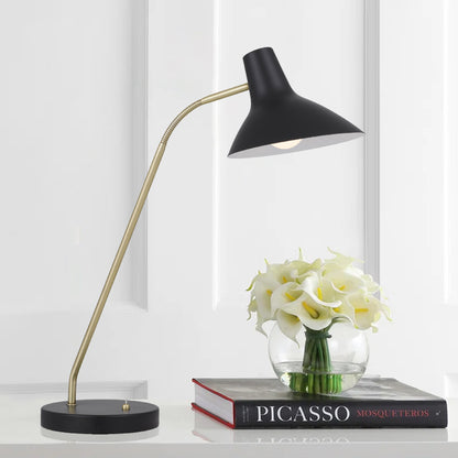 Teralux TFS TABLE LAMP 25wE27max H:645 D:180 BLACK/ BRASS MATT/BLACK ROCKET SWITCH