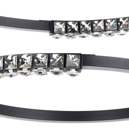 TFS 2TIER PENDANT 40wLED D:575+385 H:30 CAB.2M 1540Lm BLACK SAND/ CRYSTAL