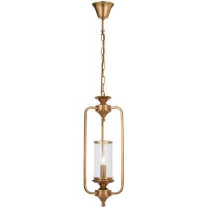 Ancona TFS 1LT PENDANT 25wE14max D210 H540 chain 2m COPPER / CLEAR GLASS