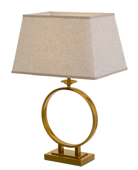 TFS TABLE LAMP 25wE27max D:340 H:680 cable2.0 line swt ANTIQUE GOLD/CREAM