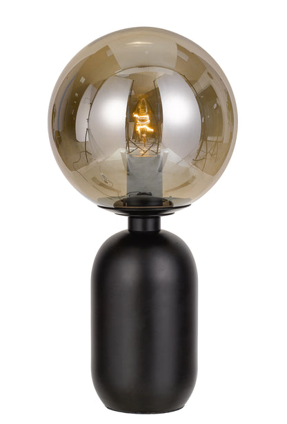 TFS TABLE LAMP 25wE14max D:200 H:400 cable2.0 line swt BLACK/SMOKE