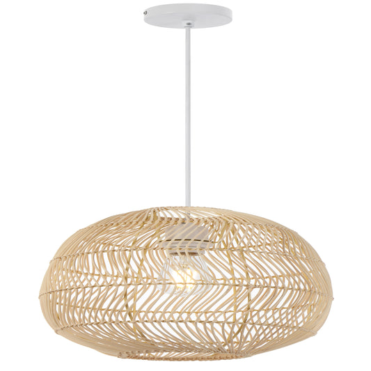 Vitalux TFS 30 PENDANT 25wE27max D300 H320 cab1.5m NATURAL RATTAN