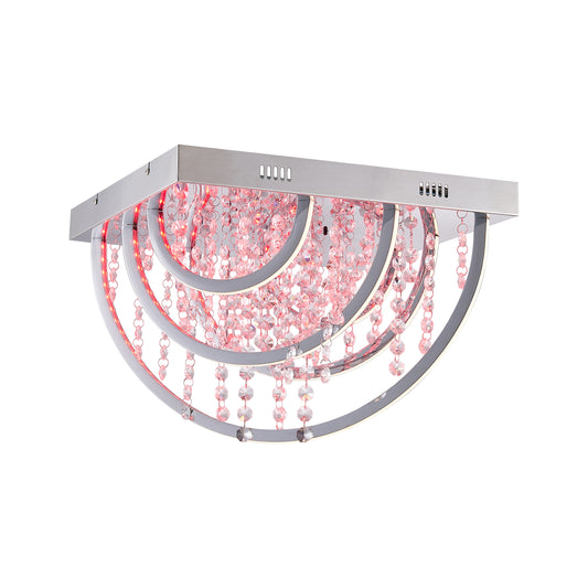 TFS CTC 25wLED 4000K L420 W420 H310 DIM+RGB BY RMTE 2500LM CHROME/CRYSTAL