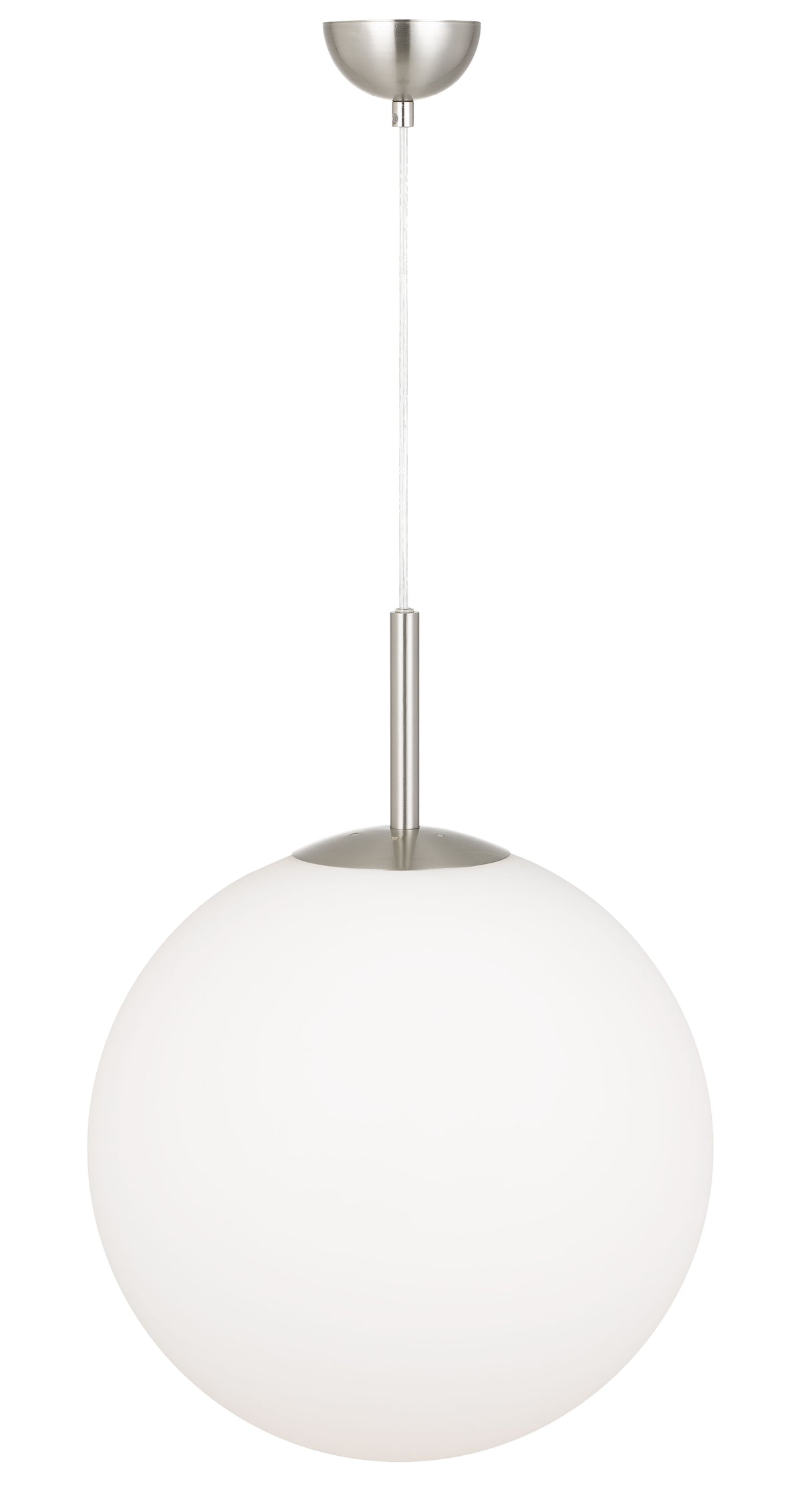 TFS 16 PENDANT 25w E27 D:400 CAB:2m NICKEL / OPAL MATT