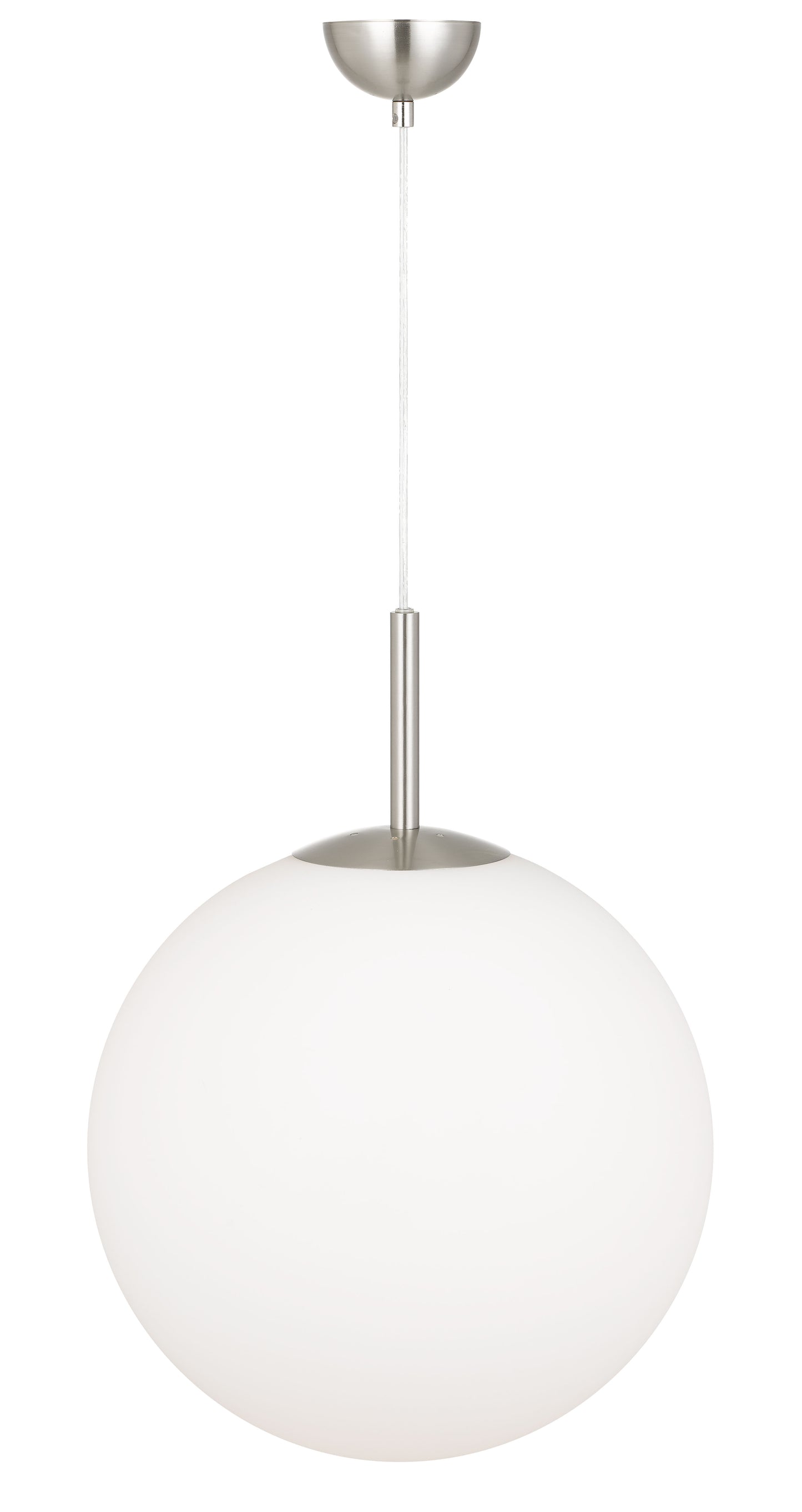 TFS 16 PENDANT 25w E27 D:400 CAB:2m NICKEL / OPAL MATT