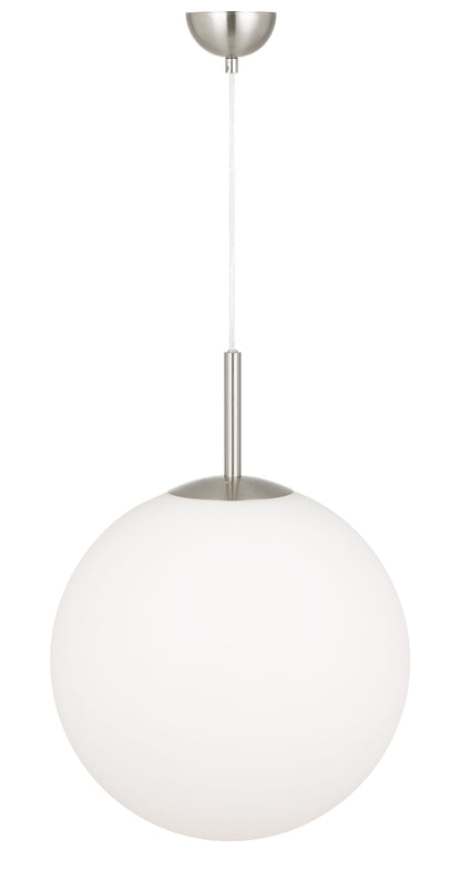 TFS 16 PENDANT 25w E27 D:400 CAB:2m NICKEL / OPAL MATT