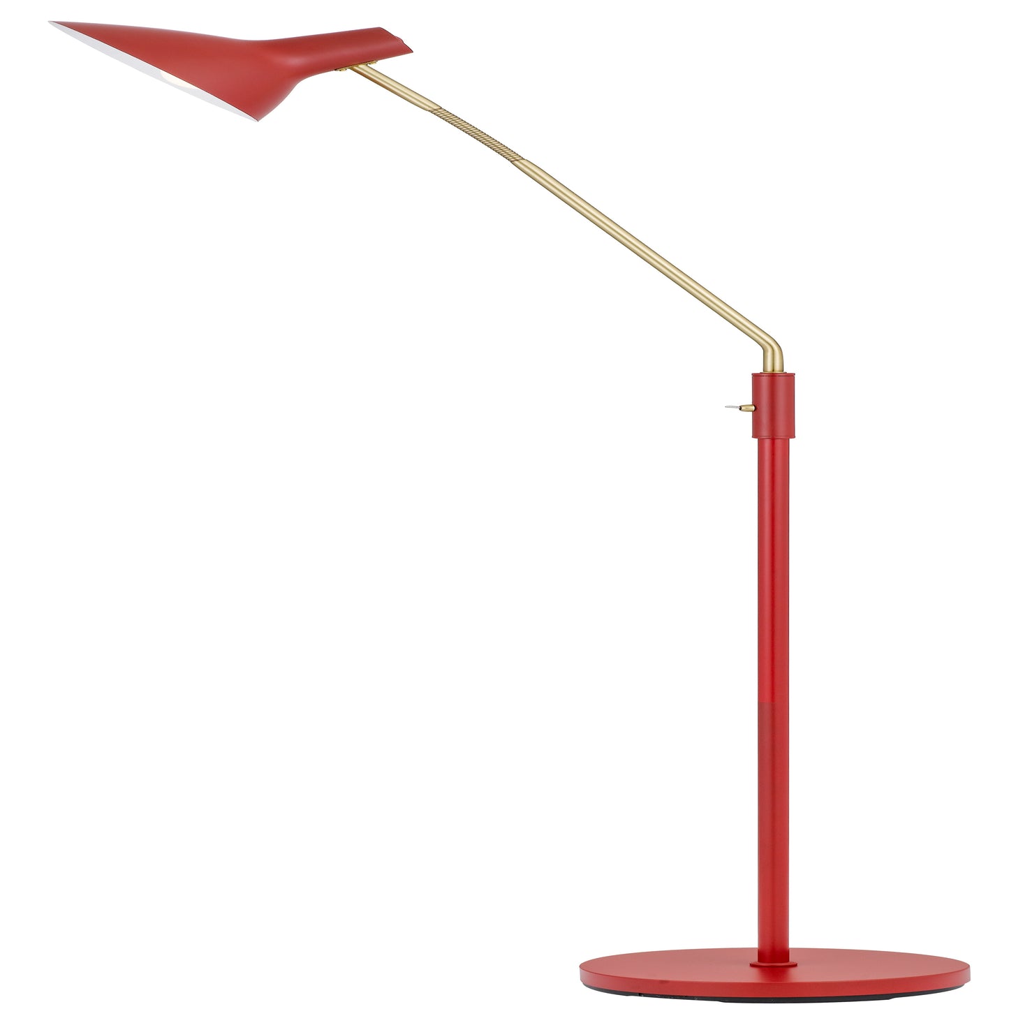 TFS FLOOR LAMP 25wE27max H:1580 D:230 RED/ BRASS MATT/RED ROCKET SWITCH