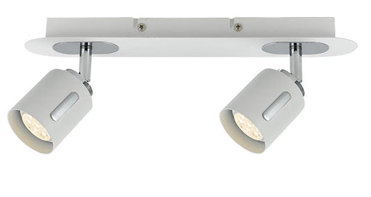 TFS LED 2 BAR SPOT 2x6wCOB gu10 L: 360 WHITE / CH -3000k