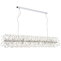 Braga TFS 18LT REC PENDANT 18x6wG9max L1680 W300 H300 CRYSTAL H130 CHROME / CLEAR