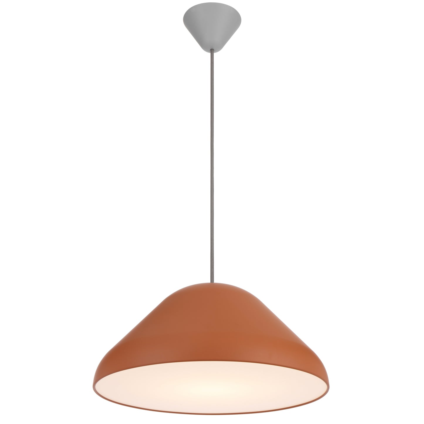 TFS 44CM PENDANT 25wE27max D440 H195 CAB 2M ORANGE SATIN