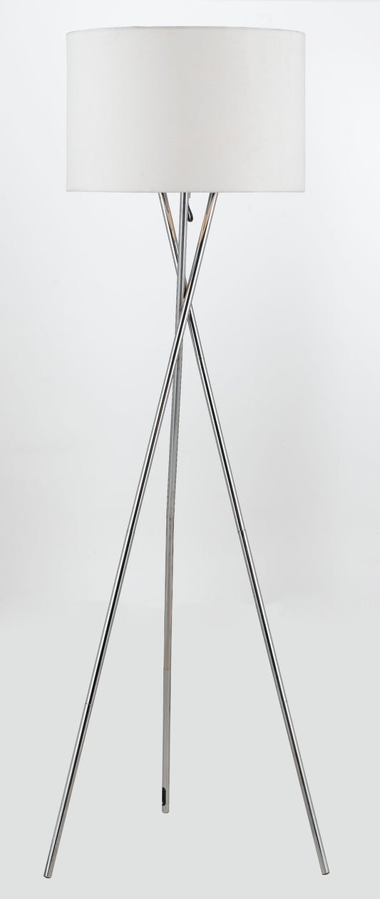 TFS FLOOR LAMP 60wE27max. D:450 H:1600 CHROME / WHITE