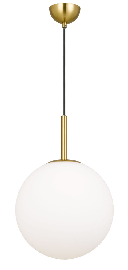 TFS 12 PENDANT 25w E27 D:300 CAB:2m ANTI GOLD / OPAL MATT