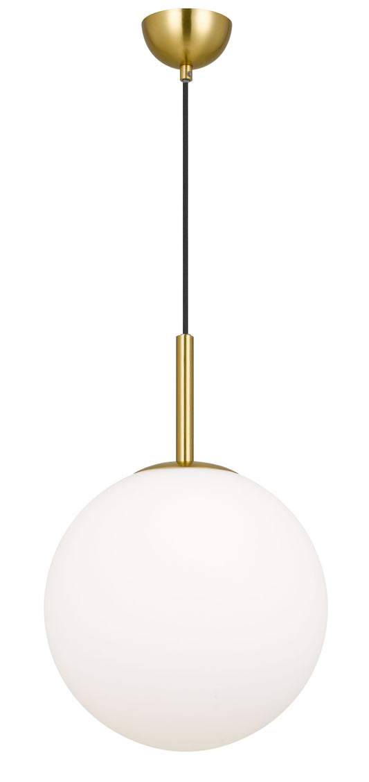 TFS 12 PENDANT 25w E27 D:300 CAB:2m ANTI GOLD / OPAL MATT