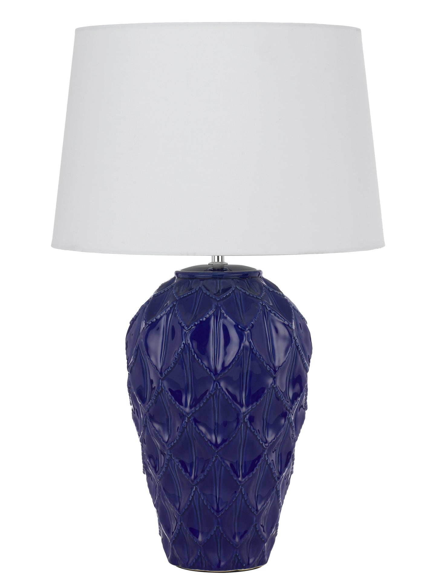 TFS CERAMIC TABLE LAMP 25wE27max D:400 H:640 BLUE / WHITE