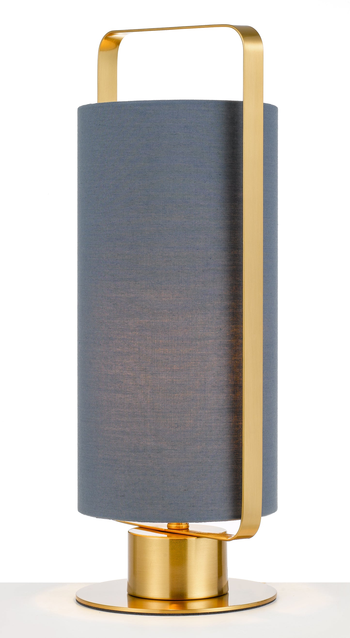 TFS TABLE LAMP 25wE27max H450 D160 BLUE + ANT.GOLD