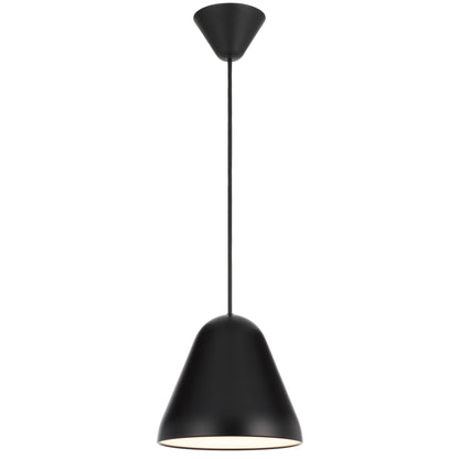 TFS 22CM PENDANT 25wE27max D220 H195 CAB 2M BLACK SATIN