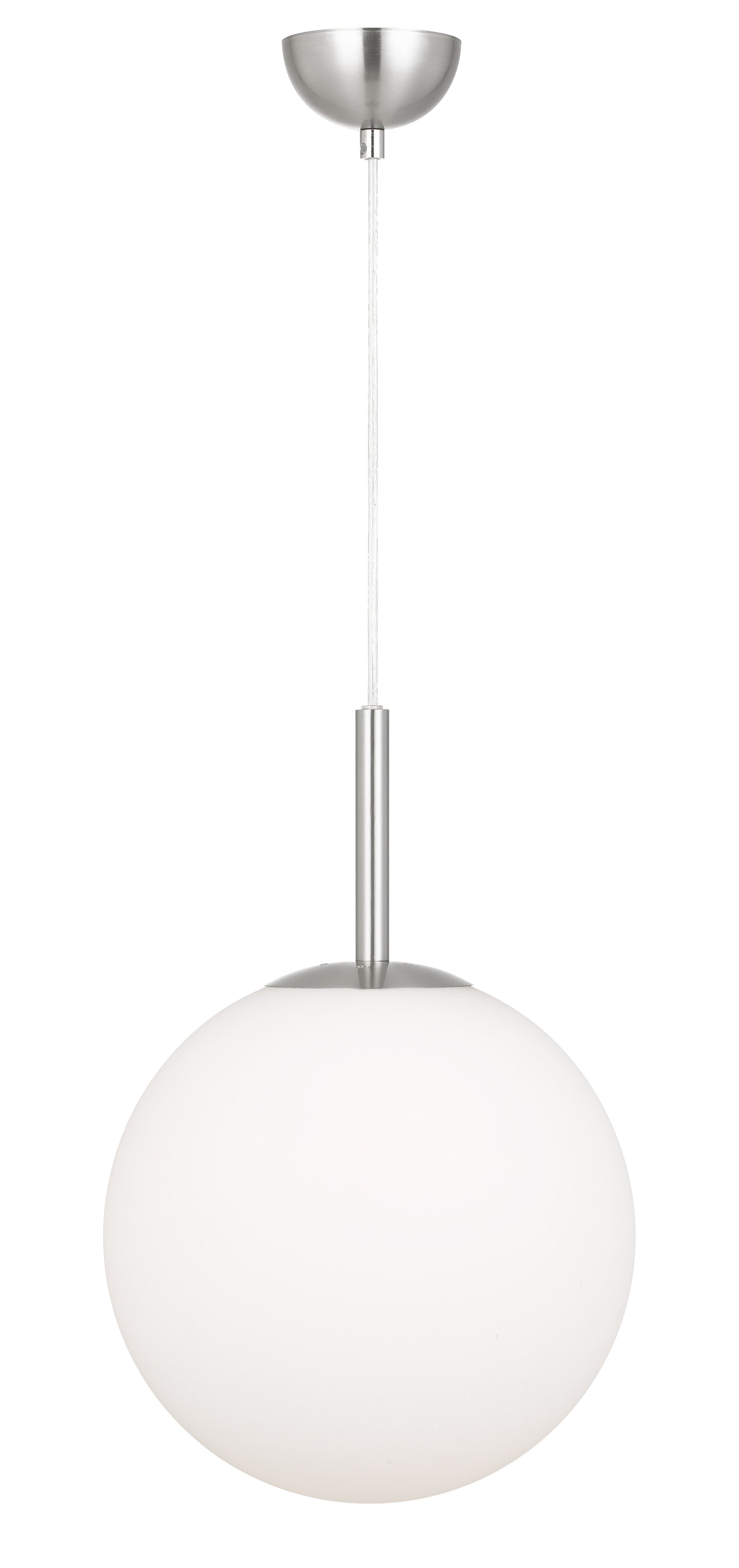 TFS 12 PENDANT 25w E27 D:300 CAB:2m NICKEL / OPAL MATT