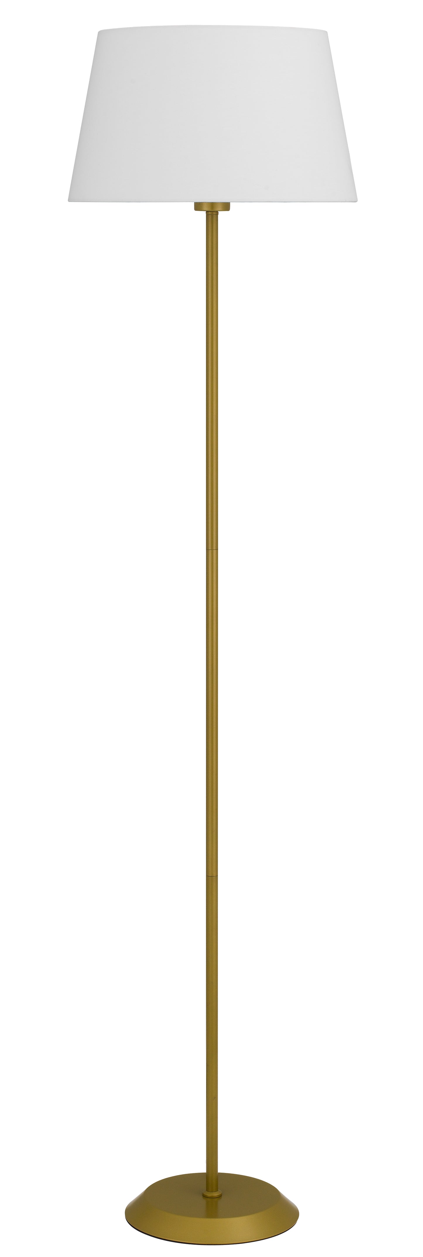 TFS FLOOR LAMP 25wE27max H:1480 D:360 GOLD/IVORY Foot Switch