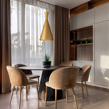 TFS 30 PENDANT 25wE27max D305 H605 + 2 TEX GOLD BRUSHED (BLACK)