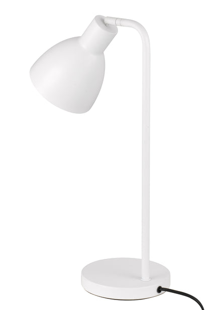 TFS TABLE LAMP 25wE27max H:450 D:150 WHITE/WHITE Cab:1.5m