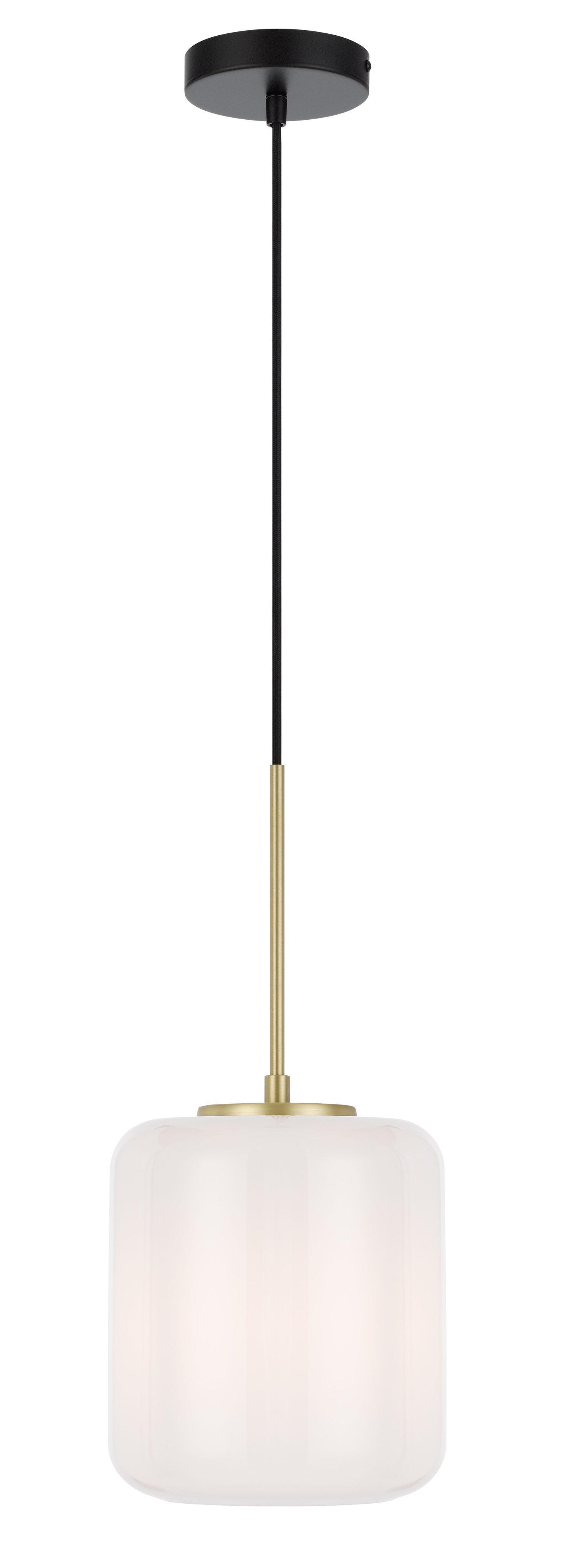 TFS SMALL PENDANT 25wE27max D:210 H:230 cab:2m BRASS MATT/OPAL