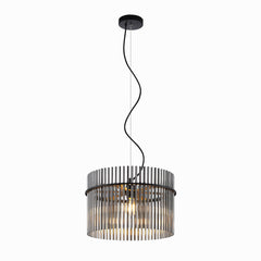 TFS PENDANT 25wE27max D400 H260 CAB 2m BLACK MATT/ SMOKE