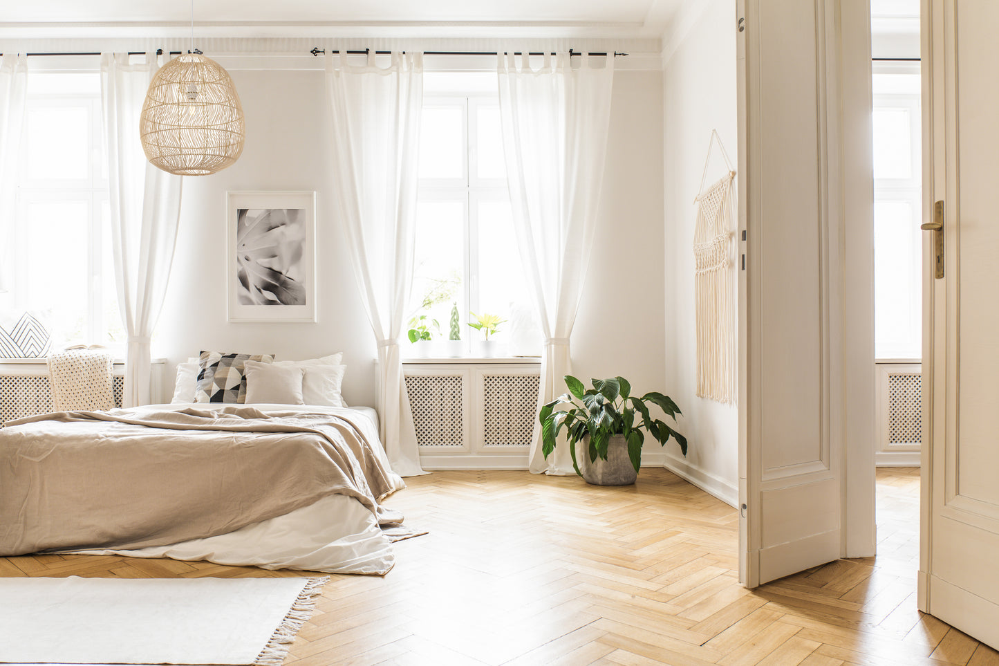 TFS 50 PENDANT 25wE27max D500 H550 cab1.5m NATURAL RATTAN