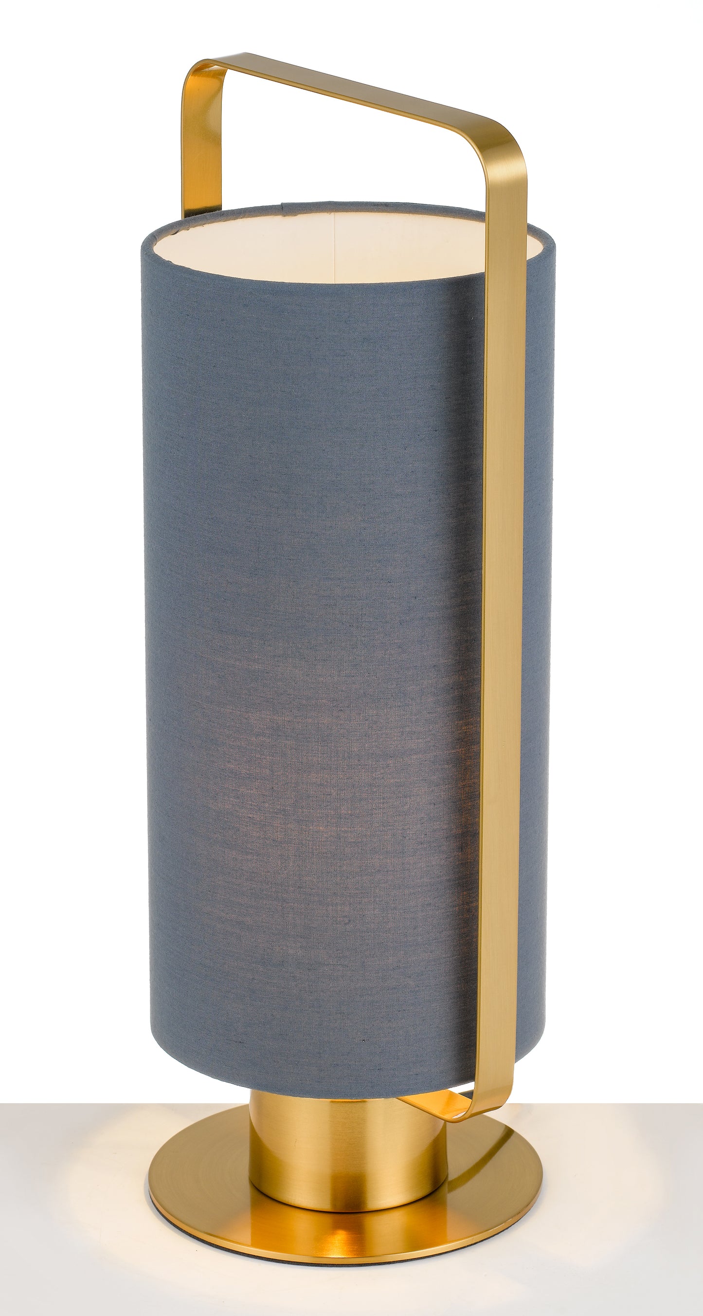 TFS TABLE LAMP 25wE27max H450 D160 BLUE + ANT.GOLD
