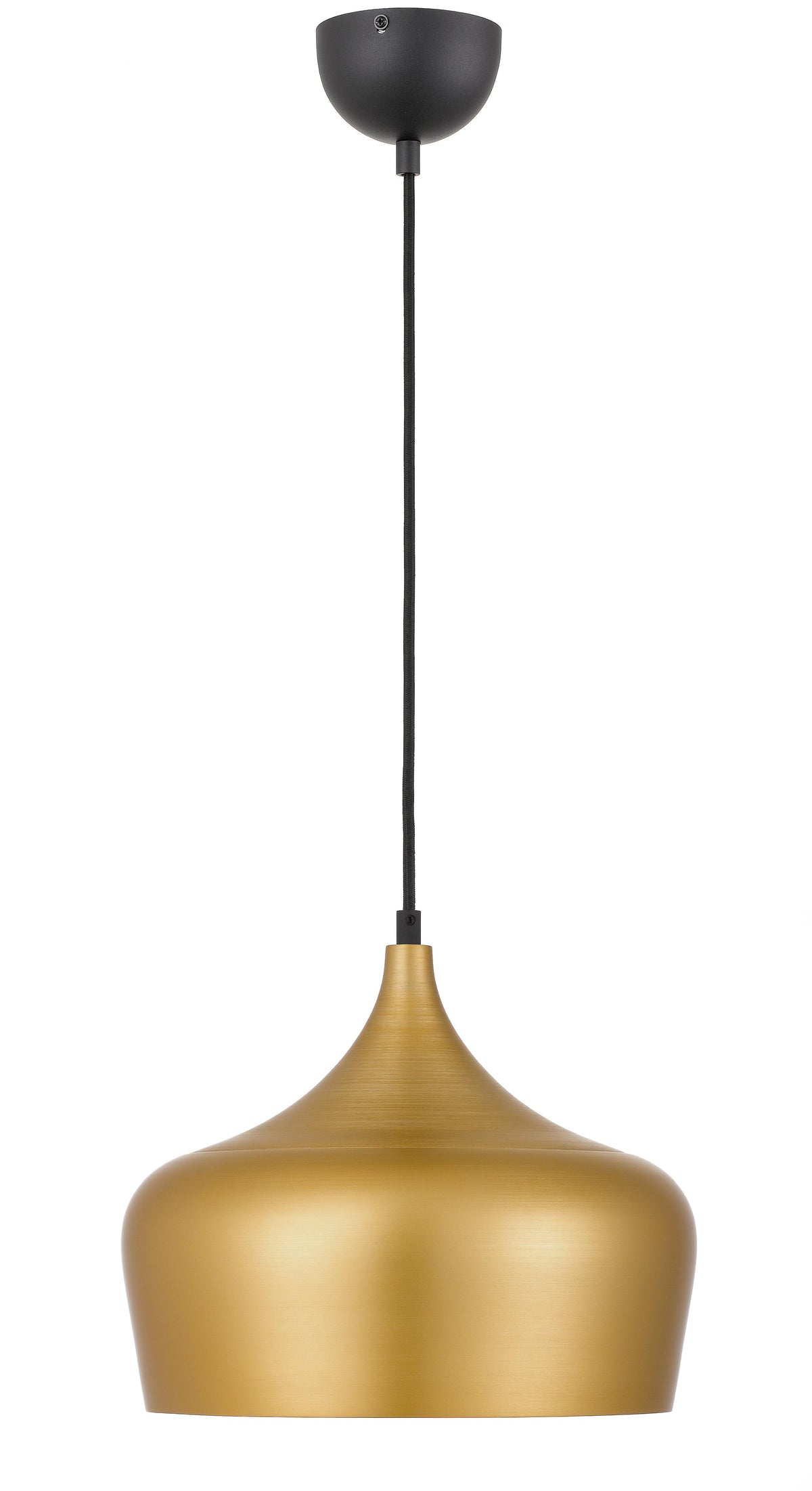 TFS 30 PENDANT 25wE27max D300 H270 + 1.5 TEX GOLD BRUSHED (BLACK)