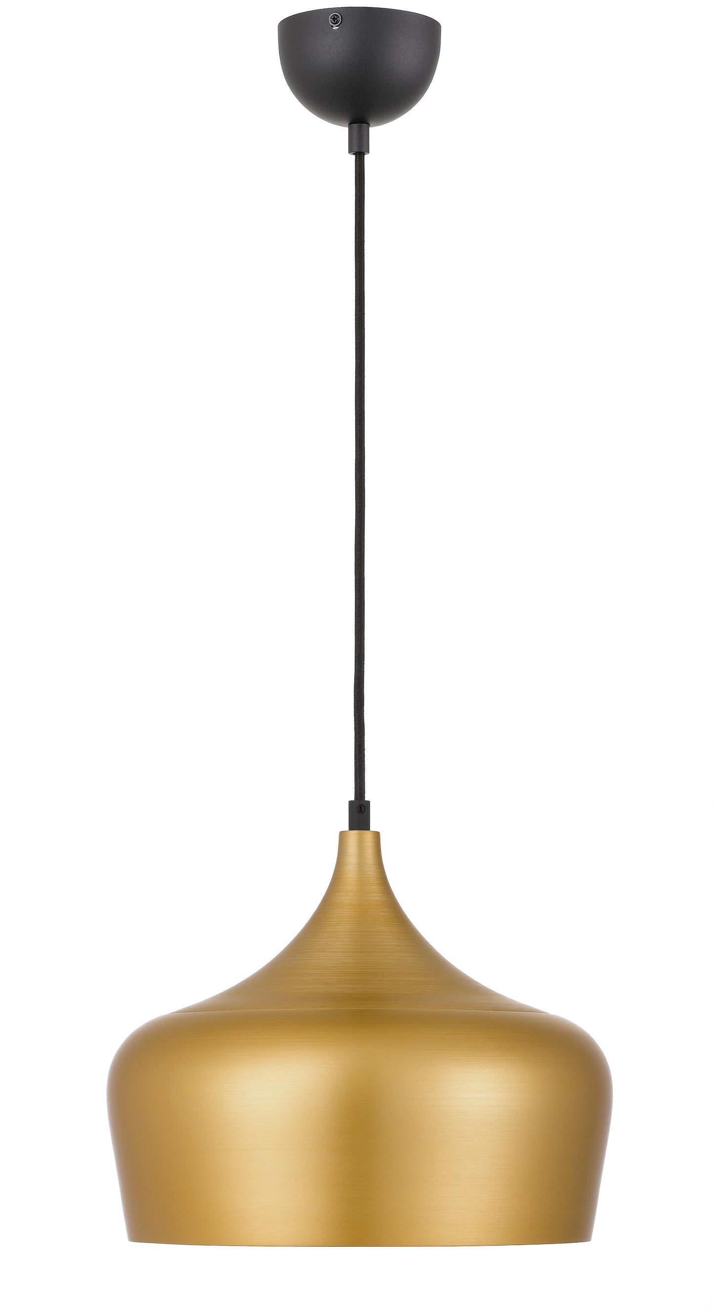 TFS 30 PENDANT 25wE27max D300 H270 + 1.5 TEX GOLD BRUSHED (BLACK)