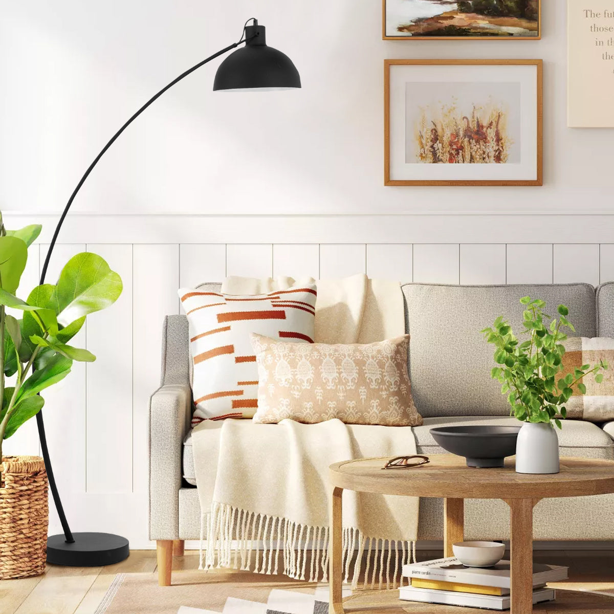 TFS FLOOR LAMP 40wE27 D:250 H:1500 BLACK