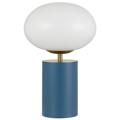 TFS TOUCH TABLE LAMP 5wE14 3000K D200 H320 BLUE 5007 / GOLD/ OPAL GLOSS