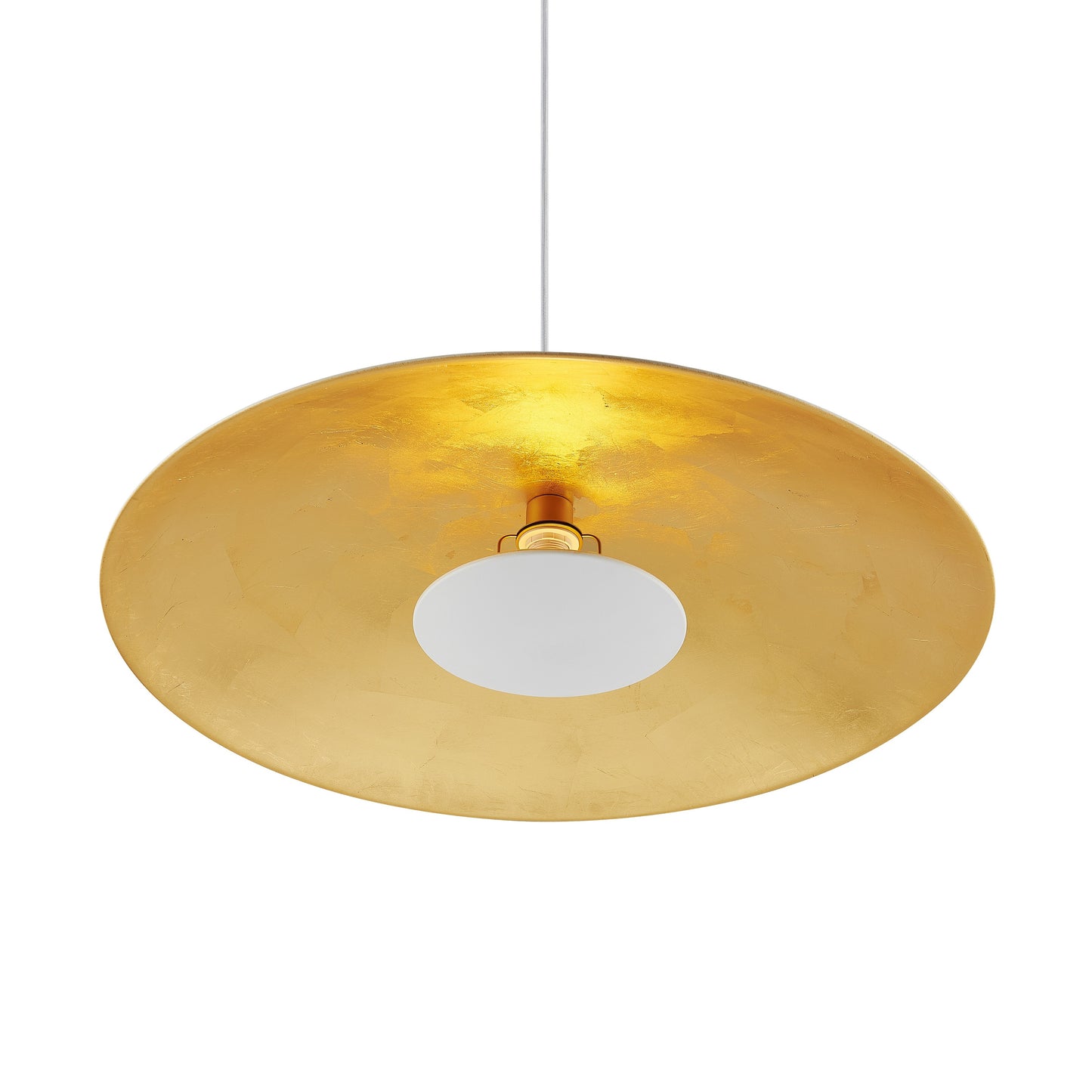 TFS 80 PENDANT 25wE27max D:800 H:138 WHITE SAND / GOLD FOIL