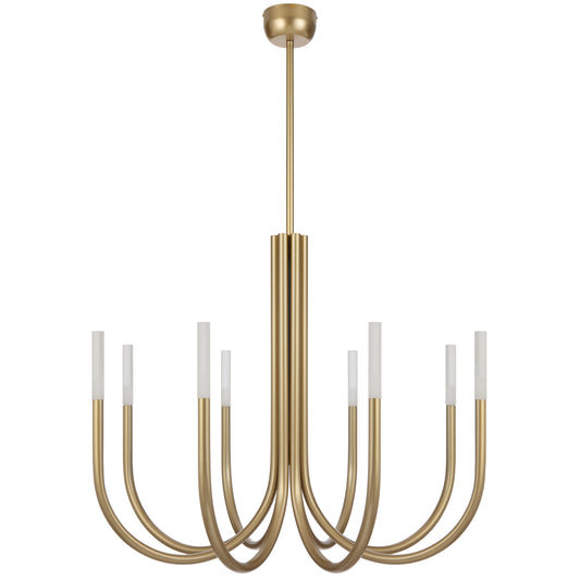 TFS 8 LTS PENDANT 24wLED 3000K D:980 H:790 Rod:1.5m NON-DIM 280Lm PAINTED GOLD